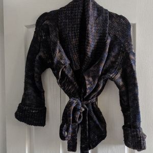 Marc by Marc Jacobs tie front sweater - medium